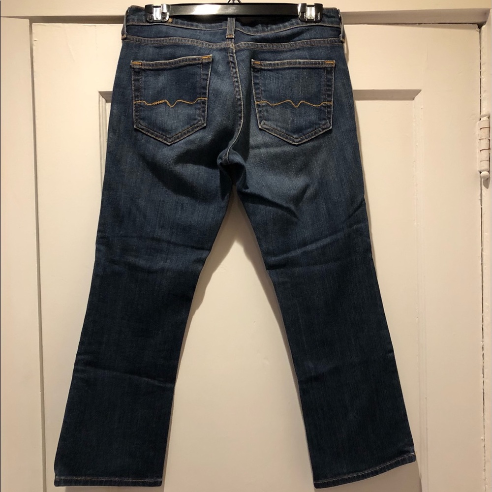 Red Engine Cropped Jeans Size 28